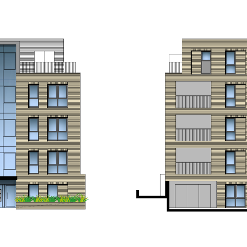 BJF Group Construction Project two blocks of flats