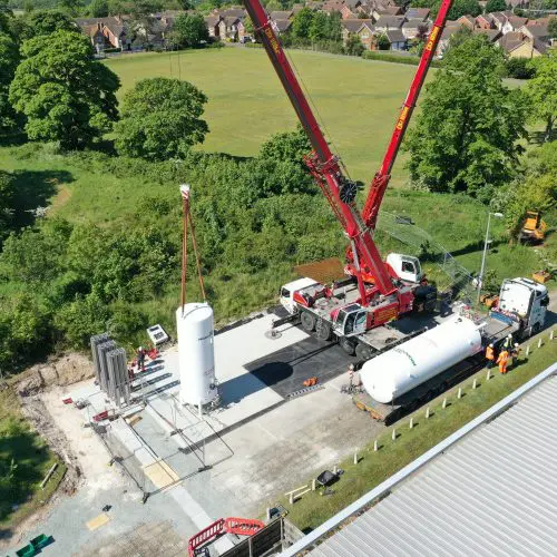Darent Valley Hospital Oxygen Tanks