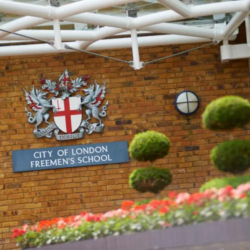 City of London Freemen's School Sign